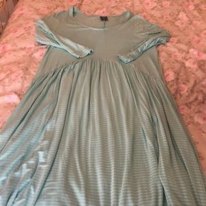 A&D mint striped Oakley dress.